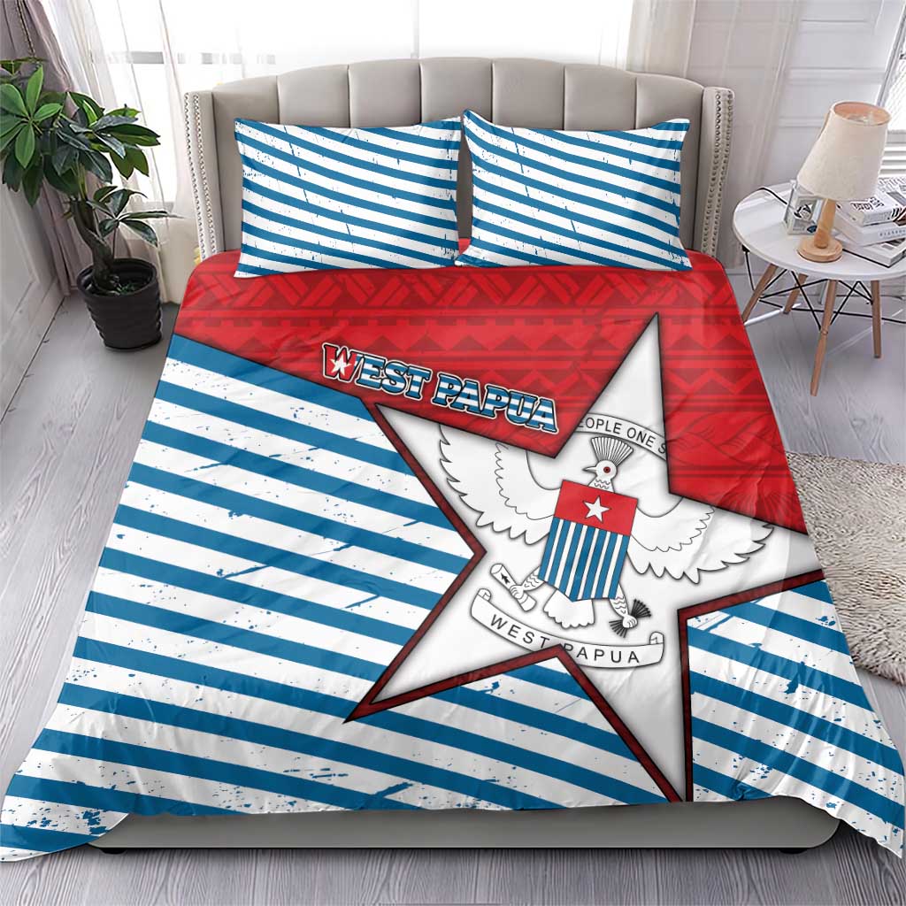 West Papua Morning Star Bedding Set One People One Soul - Polynesian Pride
