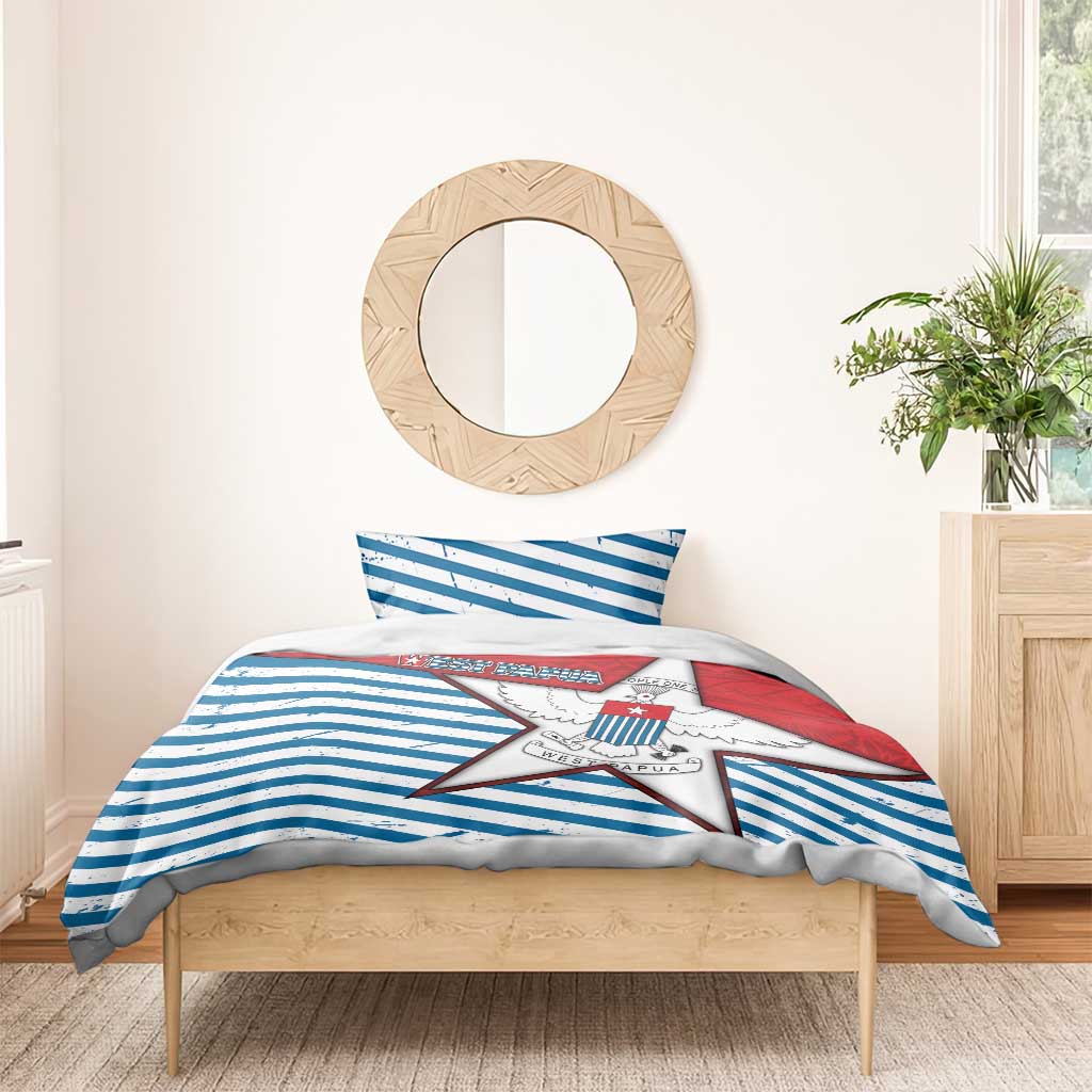 West Papua Morning Star Bedding Set One People One Soul - Polynesian Pride