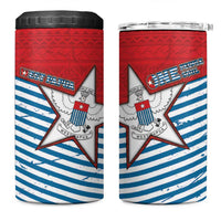 West Papua Morning Star 4 in 1 Can Cooler Tumbler One People One Soul - Polynesian Pride