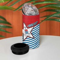 West Papua Morning Star 4 in 1 Can Cooler Tumbler One People One Soul - Polynesian Pride
