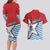West Papua Morning Star Couples Matching Long Sleeve Bodycon Dress and Hawaiian Shirt One People One Soul - Polynesian Pride