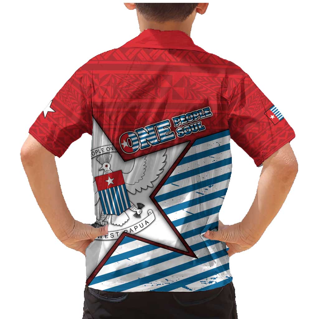 West Papua Morning Star Family Matching Mermaid Dress and Hawaiian Shirt One People One Soul - Polynesian Pride