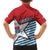 West Papua Morning Star Family Matching Off Shoulder Short Dress and Hawaiian Shirt One People One Soul - Polynesian Pride