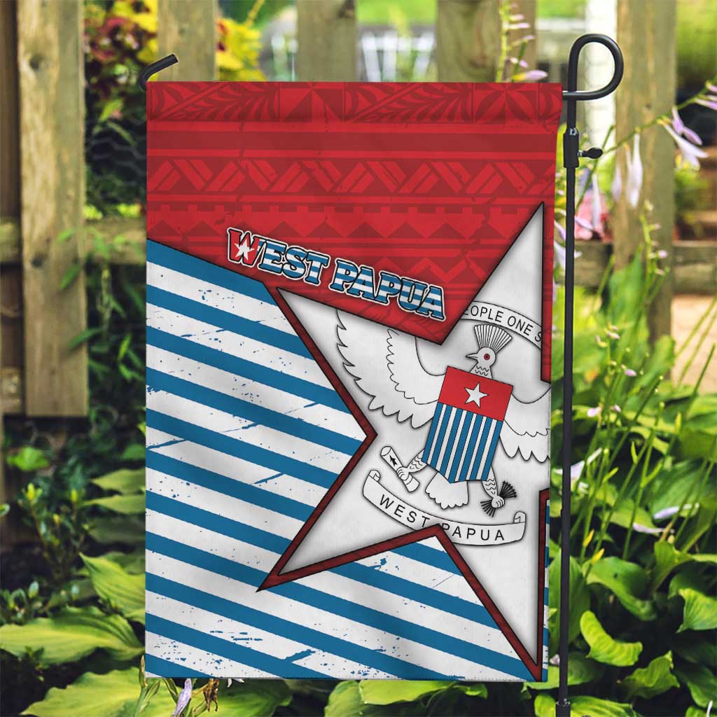 West Papua Morning Star Garden Flag One People One Soul - Polynesian Pride