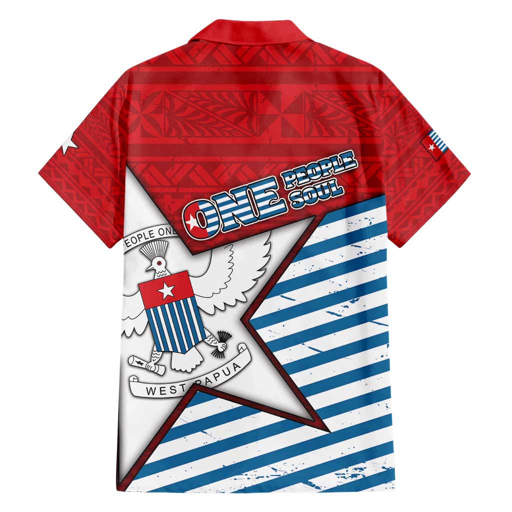 West Papua Morning Star Hawaiian Shirt One People One Soul - Polynesian Pride