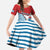 West Papua Morning Star Kid Short Sleeve Dress One People One Soul - Polynesian Pride