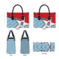 West Papua Morning Star Leather Bag One People One Soul - Polynesian Pride