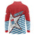 West Papua Morning Star Long Sleeve Polo Shirt One People One Soul - Polynesian Pride