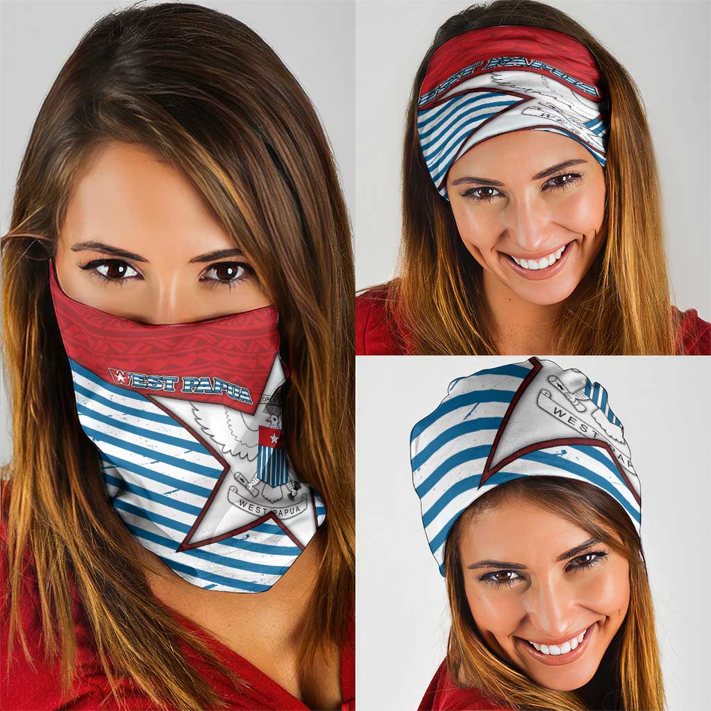 West Papua Morning Star Neck Gaiter One People One Soul - Polynesian Pride