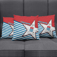 West Papua Morning Star Pillow Cover One People One Soul - Polynesian Pride
