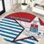 West Papua Morning Star Round Carpet One People One Soul - Polynesian Pride