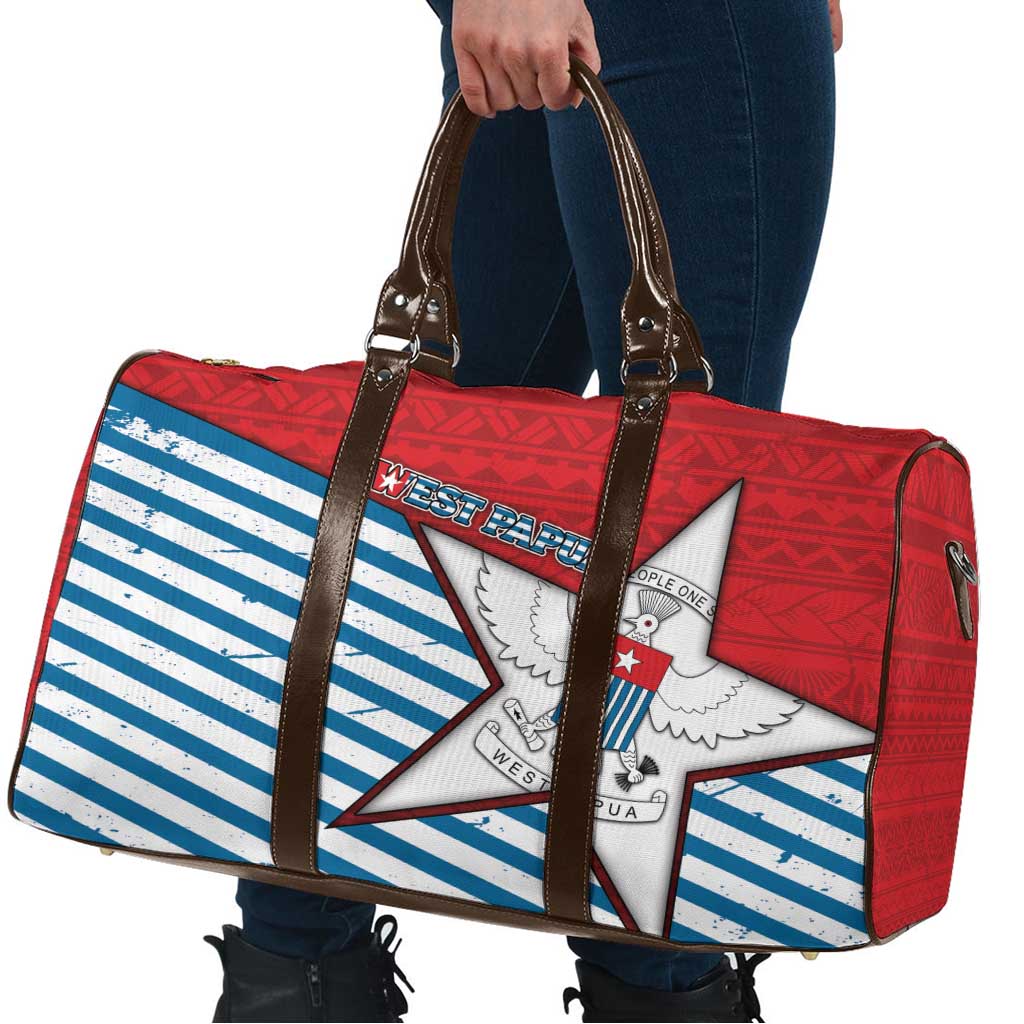 West Papua Morning Star Travel Bag One People One Soul - Polynesian Pride
