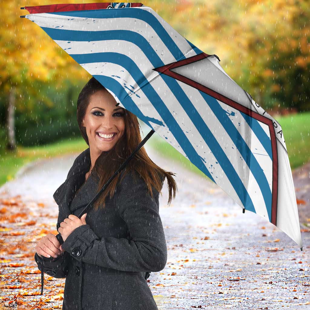 West Papua Morning Star Umbrella One People One Soul - Polynesian Pride