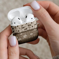 Hawaii Christmas In July AirPods Case Beige Mele Kalikimaka Sea Animals