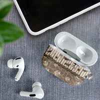 Hawaii Christmas In July AirPods Case Beige Mele Kalikimaka Sea Animals