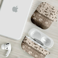 Hawaii Christmas In July AirPods Case Beige Mele Kalikimaka Sea Animals