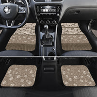 Hawaii Christmas In July Car Mats Beige Mele Kalikimaka Sea Animals