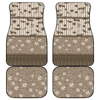 Hawaii Christmas In July Car Mats Beige Mele Kalikimaka Sea Animals