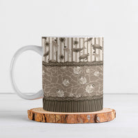 Hawaii Christmas In July Ceramic Mug Beige Mele Kalikimaka Sea Animals