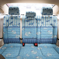 Hawaii Christmas In July Back Car Seat Cover Sky Blue Mele Kalikimaka Sea Animals