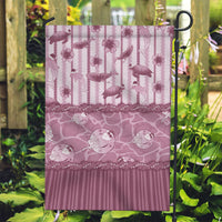 Hawaii Christmas In July Garden Flag Dusty Pink Mele Kalikimaka Sea Animals