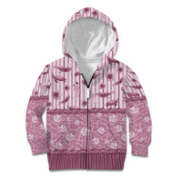 Hawaii Christmas In July Kid Hoodie Dusty Pink Mele Kalikimaka Sea Animals