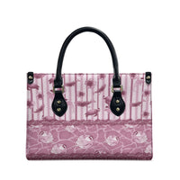 Hawaii Christmas In July Leather Bag Dusty Pink Mele Kalikimaka Sea Animals