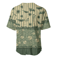 Hawaii Christmas In July Baseball Jersey Olive Green Mele Kalikimaka Sea Animals