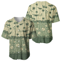Hawaii Christmas In July Baseball Jersey Olive Green Mele Kalikimaka Sea Animals
