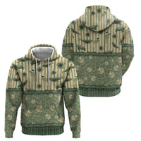Hawaii Christmas In July Hoodie Olive Green Mele Kalikimaka Sea Animals
