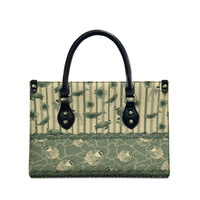 Hawaii Christmas In July Leather Bag Olive Green Mele Kalikimaka Sea Animals