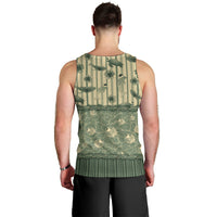 Hawaii Christmas In July Men Tank Top Olive Green Mele Kalikimaka Sea Animals