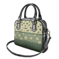 Hawaii Christmas In July Shoulder Handbag Olive Green Mele Kalikimaka Sea Animals