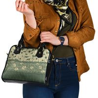 Hawaii Christmas In July Shoulder Handbag Olive Green Mele Kalikimaka Sea Animals
