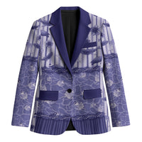 Hawaii Christmas In July Blazer Amethyst Purple Mele Kalikimaka Sea Animals