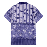 Hawaii Christmas In July Family Matching Mermaid Dress and Hawaiian Shirt Amethyst Purple Mele Kalikimaka Sea Animals