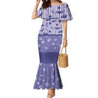 Hawaii Christmas In July Mermaid Dress Amethyst Purple Mele Kalikimaka Sea Animals
