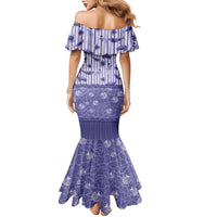 Hawaii Christmas In July Mermaid Dress Amethyst Purple Mele Kalikimaka Sea Animals