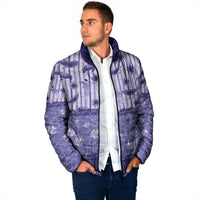 Hawaii Christmas In July Padded Jacket Amethyst Purple Mele Kalikimaka Sea Animals
