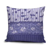 Hawaii Christmas In July Pillow Cover Amethyst Purple Mele Kalikimaka Sea Animals