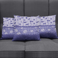 Hawaii Christmas In July Pillow Cover Amethyst Purple Mele Kalikimaka Sea Animals