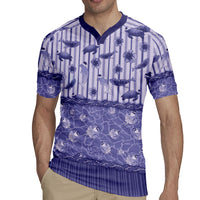 Hawaii Christmas In July Rugby Jersey Amethyst Purple Mele Kalikimaka Sea Animals