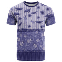 Hawaii Christmas In July T Shirt Amethyst Purple Mele Kalikimaka Sea Animals