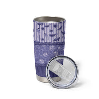 Hawaii Christmas In July Tumbler Cup Amethyst Purple Mele Kalikimaka Sea Animals