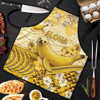 Hawaii Banana Seal Apron Ilio Holo I Ka Uaua Aloha