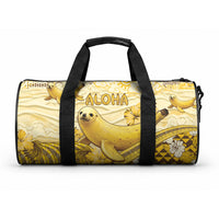 Hawaii Banana Seal Duffle Bag Ilio Holo I Ka Uaua Aloha