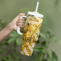 Hawaii Banana Seal Tumbler With Handle Ilio Holo I Ka Uaua Aloha