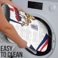 Custom England Football Bathroom Set Three Lions Trophy St George Cross