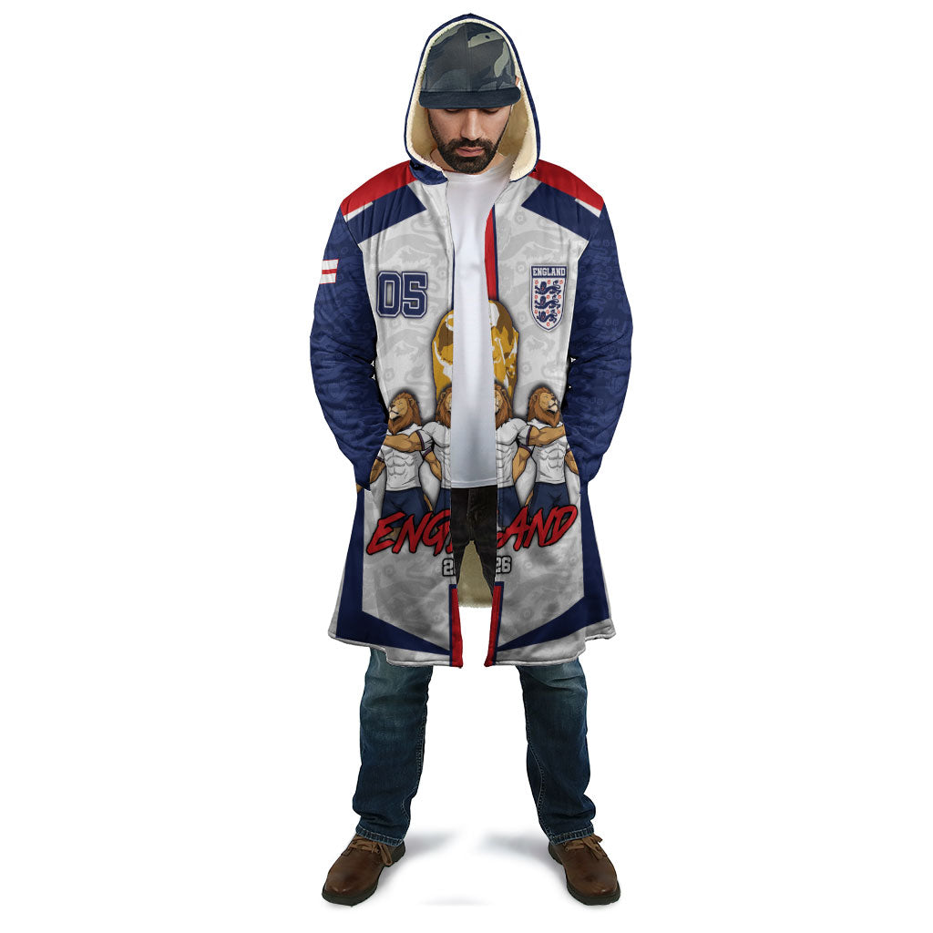 Custom England Football Cloak Three Lions Trophy St George Cross