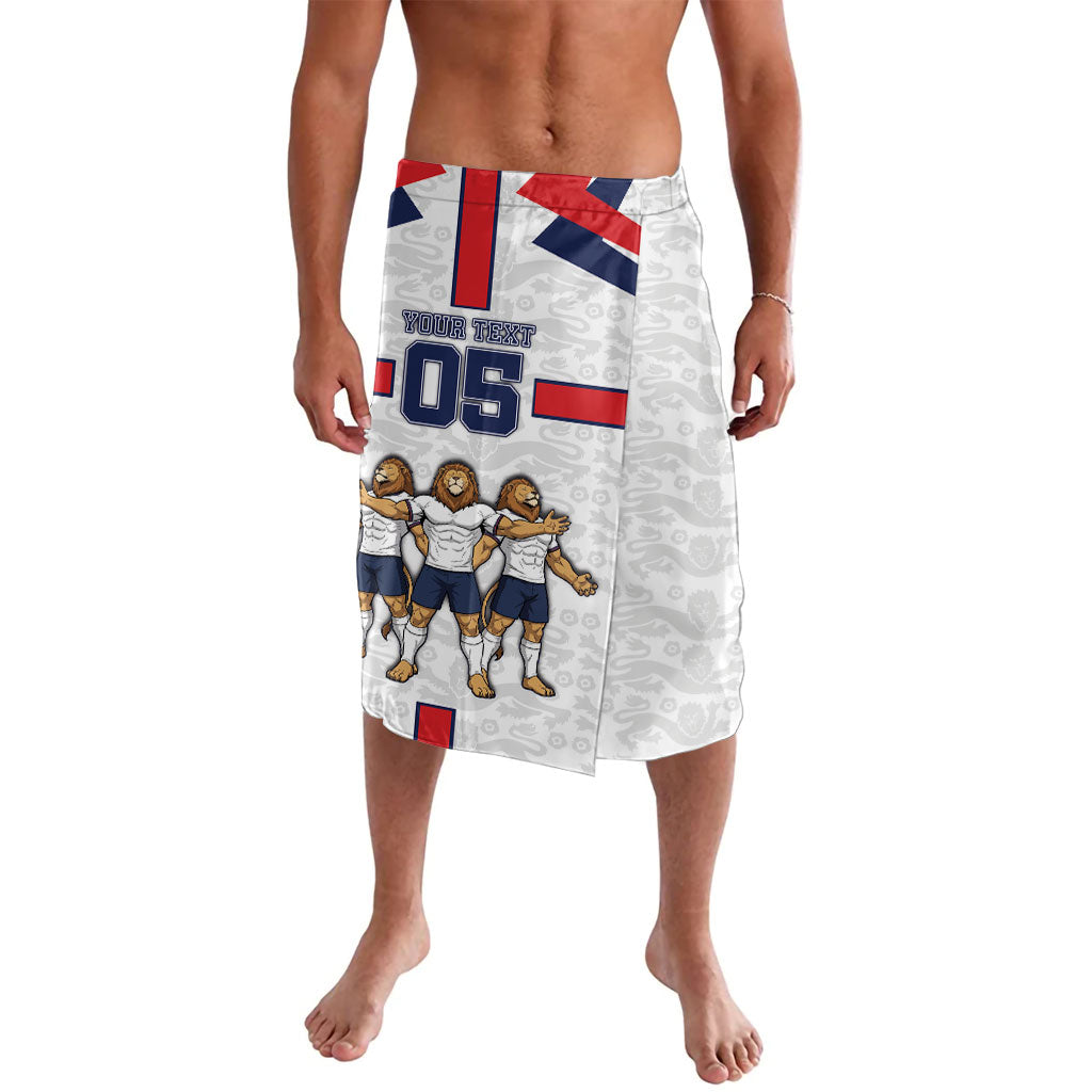 Custom England Football Lavalava Three Lions Trophy St George Cross